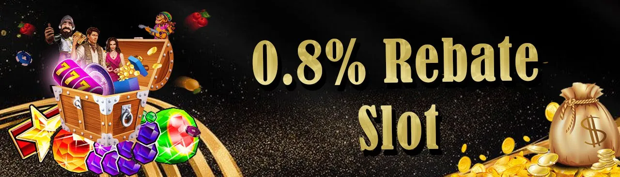 Daily slot cash rebate 0.8%